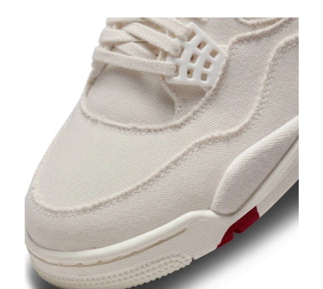 Cheap Retro Air Jordan Canvas DQ4909-100 4 Blank 0806